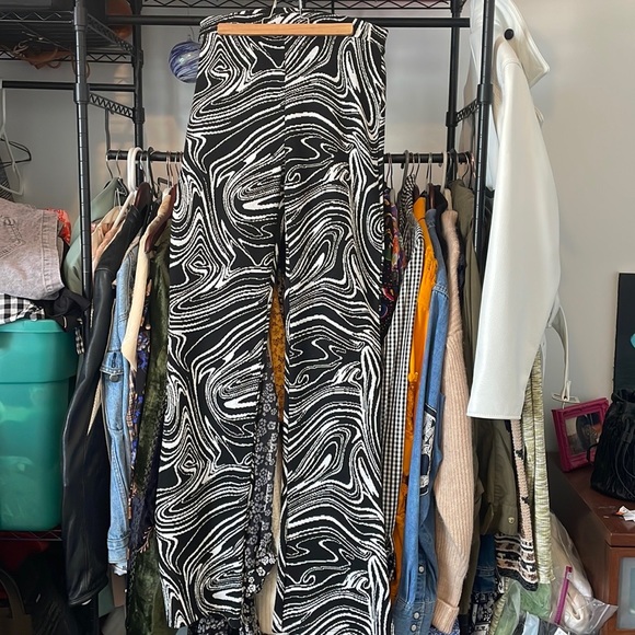 Zara Pants - Zara Psychedelic Knit Pants M